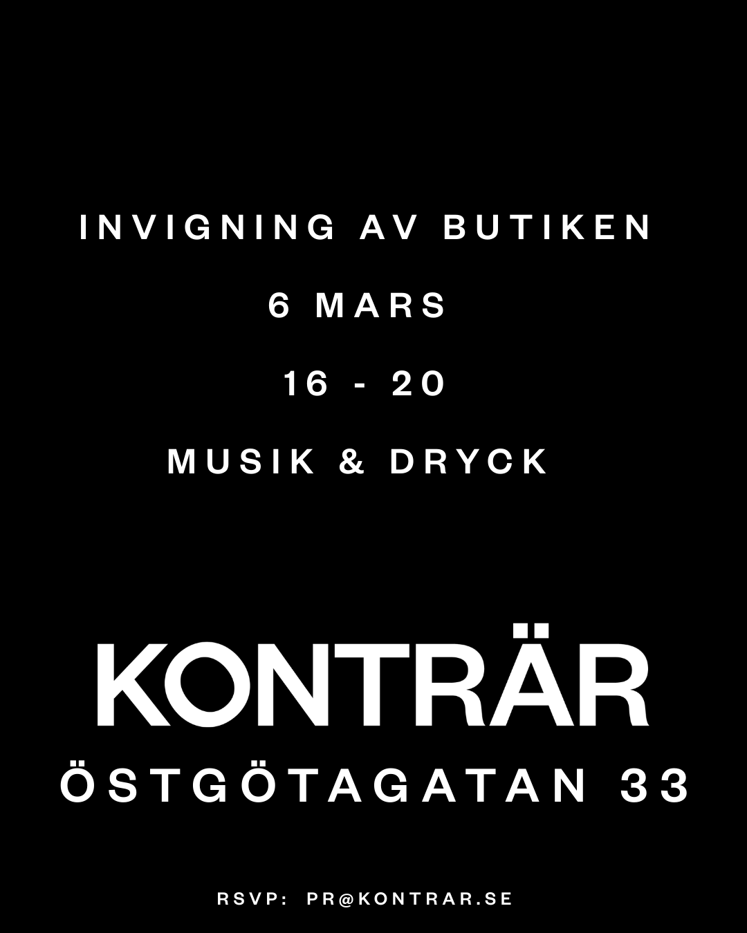 We built a small shop. Come by tomorrow 16 - 20.